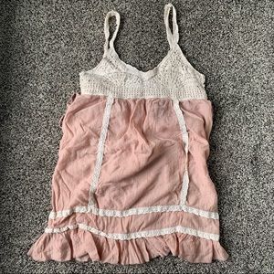 ❤️Poetry Clothing-Long tank tunic-Bohemian crochet